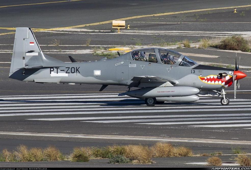 Pesawat Militer A-29 EMB 314 Super Tucano untuk Tempur